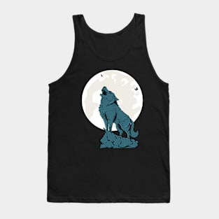 Night Wolf Tank Top